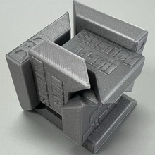 'borg' holiday puzzle gadget toy art fidget 3d print model - Mito3D