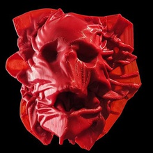2m 'breathless' skullpture yüksek çözünürlüklü sanat heykel maske bez kafatası 3d print model - Mito3D