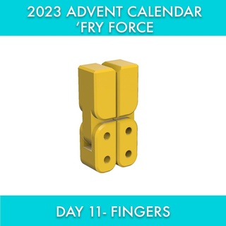 'fry force'- advent calendar day 11 Gadget transformers fry force changeables 3d print model - Mito3D