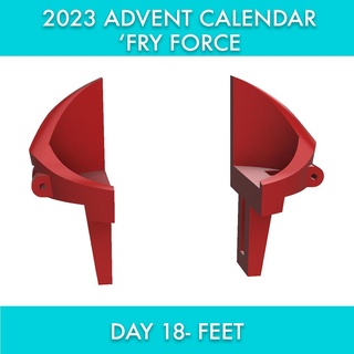 'fry force'- advent calendar day 18 Gadget transformers fry force changeables 3d print model - Mito3D