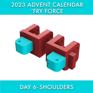 39 braten force' Advent Kalender 6 Gadget Transformer veränderbar 3d print model - Mito3D