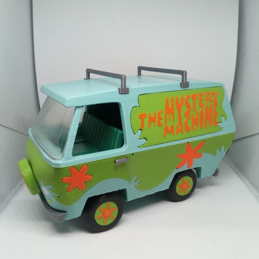 'mystery machine' 'scooby doo' various series animated fun cartoon vehicle van toy mysterymachine machine mystery mystery-machine doo scooby scoobydoo scooby-doo 3D print model - Mito3D
