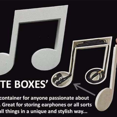 'note box' home containers unique stereo songs samsung present phone organization organisation office notes note box music musical mobile jar ipod iphone ipad household holder headphones gift galaxy fun earphones designer container birthday audio apple andriod accessory accessories 3D print model - Mito3D