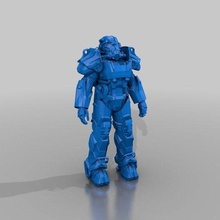 'wearable' t60b power armor fallout 4 brotherhood steel assault of geek amor wearable video_games 3d print model - Mito3D