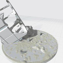 mbs01f am Mecha savaş faliyet alani sahne 01 bina sonradan 3d Yazdır model Dosyalar sci fi bilimkurgu gundam kule uzay aracı Markoslar oyuncak kalıntılar patlama robot manzara heykel 3d print model - Mito3D