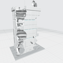 mhb05c mecha sci fi Torre conseguenze modello scena personalizzabile 3d Stampa File scifi spazio robot gundam gunpla giocattolo passatempo battaglia edificio Fai esplose 3d print model - Mito3D