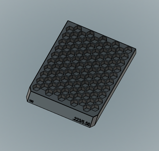 223 5 56 recarregando quadra 100rds ferramentas 556mm armas dillon rcbs frankford lyman militares caçando assalto rifle 3D print model - Mito3D