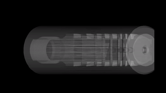 22 monocore supressor arma fogo silenciador serbu gb stg 9 3d print model - Mito3D
