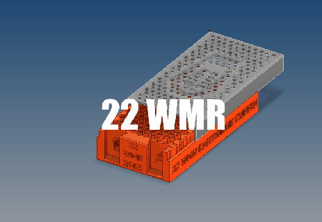 22 wmr 240x depolama uyuyor içeride 762 nato cephane airsoft madde işareti mermi 22lr tüfek Kutu tabanca tabut Patrick organizasyon silahlar yeniden yükleniyor hedef 3d print model - Mito3D