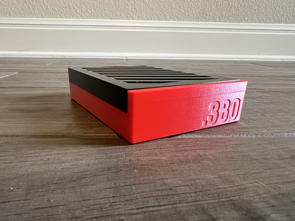 380 viaje munición caso funda 3d print model - Mito3D
