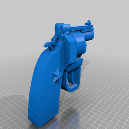 38 special revolver updated version various 3dmodel gun ornamental model toys sport outdoors 3D print model - Mito3D