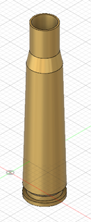 50in browning cartridge cases x 100 browning 50 cal 50in m2 hmg cartridge case shell  3d print model - Mito3D
