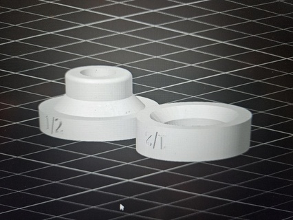 5 fossette mourir outils fonctionnel presse timbre fabrication boutique garage outil boîte 3d print model - Mito3D