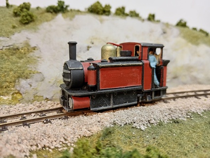 009 ffestiniog style loco body oo9 railway steam locomotive 3d print model - Mito3D