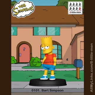 0101 bart Simpson arte desenho animado personagens Simpsons 8_little_men 3d print model - Mito3D