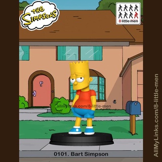 0101 bart Simpson karikatür karakterler Simpsons 8 küçük erkekler 3d print model - Mito3D