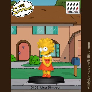 0103 Lisa Simpson art dessin animé personnages simpsons 8_little_men 3d print model - Mito3D