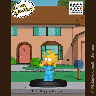 0109 Maggie Simpson arte desenho animado personagens Simpsons 8_little_men 3d print model - Mito3D