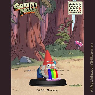 0201 gnome gravité chutes art dessin animé personnages 8_little_men 3d print model - Mito3D