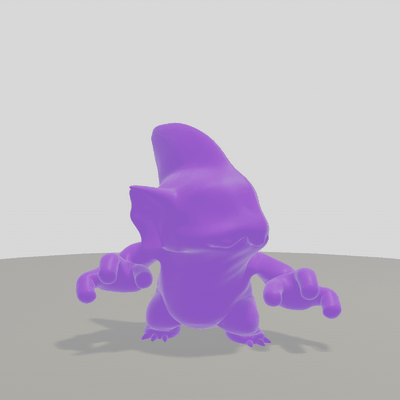 031- palworld - gobfin pwd pal pals pok mon world animal mmo games creature figurine 3d print model - Mito3D