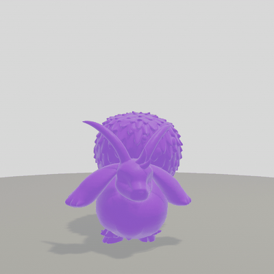 035- palworld - caprity pwd pal pals pok mon world animal mmo games creature figurine 3d print model - Mito3D
