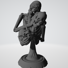 03 teschi arte cranio ornamento statua paura 3d print model - Mito3D