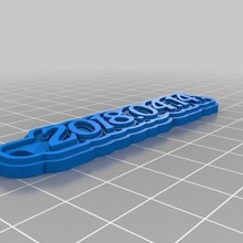 0414 jewelry customized keychains 3d print model - Mito3D