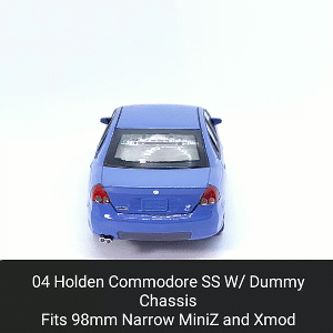 04 Kommodore ss Körper Schale Dummy Chassis xmods miniz Wagen Räder Modell xmod mr03 LED 1 28 Harz fdm Plastik gemalt rc 3d print model - Mito3D