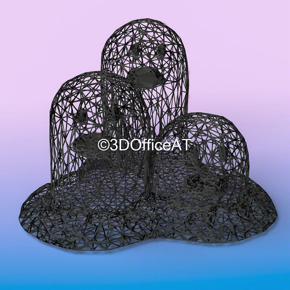 051 dugtrio décor câble art figure Pokémon 3d impression résine imprimante Accueil maison unique moderne conception capricieux conversation entrée fandom nostalgique charmant high quality 3D print model - Mito3D