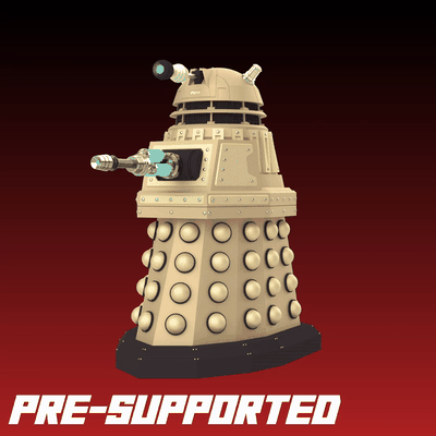 05 dalek temporal weapons - 28mm 32mm miniature daleks doctor who dr space wargames scale robot warlord 3d print model - Mito3D