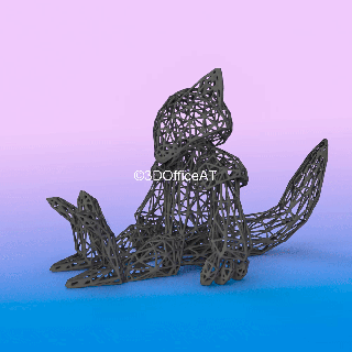 063 abra pokemon wiremon figure wire art home decor resin 3d printer collectibles unique gifts bedroom living room fan handmade intricate design whimsical artistic one kind 3d print model - Mito3D