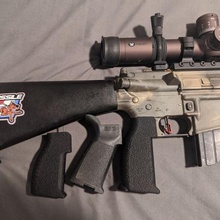 0 degree grip tool ar-15 sniper gun 3d print model - Mito3D