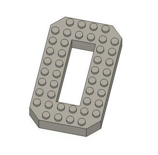 0 Lego compatibile numero torta toppers candele cioccolatini epossidica resina bloccare blocchi mattone minifigure compleanno festa ragazzo giocare età numeri Arabo 3d print model - Mito3D