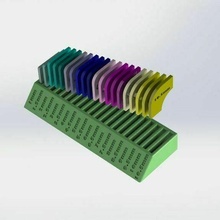 1 105mm Radius Finder einstellen Radien Radiusmesser Spur guage hand_tools 3d print model - Mito3D