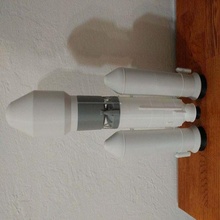 1-100 gslv mk3 isro rocket space spaceship vehicles 3d print model - Mito3D