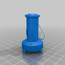 1-25 kerosene space heater various hobby model trains railroad lgb garden scale g 3d print model - Mito3D