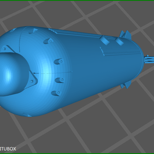 1-48 scaled cbu-87 cbu-89 cluster bomb model art airplane fighter jet bomber anti tank warthunder 3D print model - Mito3D