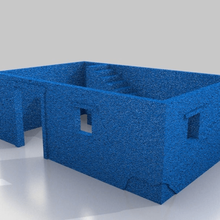 1-87 ho - piccoli mattoni di fango abitazione gioco giocattoli accessori wargame 3d print model - Mito3D
