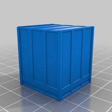 1-87 ho scale wood shipping crates game toy accessories wargaming model railroad 3d print model - Mito3D