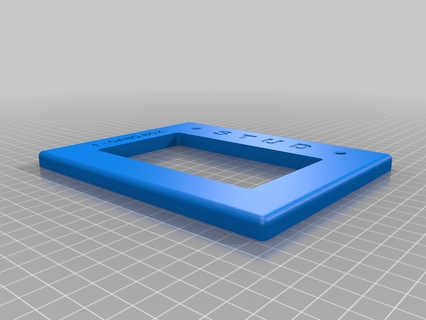 1 gang elektriksel Kutu kesmek şablon çıkış 3d baskı 3d print model - Mito3D