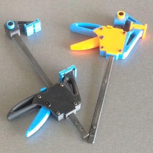 1-hand quick release clamp 3d printed tool gasket holder carpentry do-it-yourself 3d print model - Mito3D