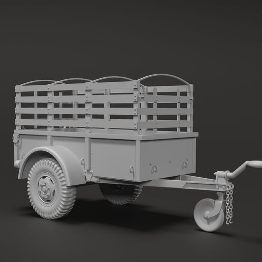 1-ton ben hur trailer 3D print model - Mito3D