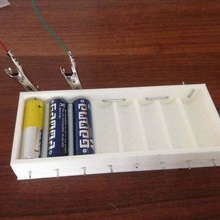 15 3 45 6 75 9 105 12 voltio soporte batería electrónica 3d print model - Mito3D