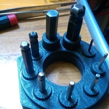 15mm 10mm Allen llave tornillo hilanderos soporte herramienta ayuda mano herramientas 3d print model - Mito3D