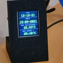 18''tft + wemos d1 mini alloggi gadget tft esp8266 Fai 3d print model - Mito3D