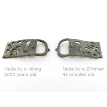 1000-año-viejo vikingo hebilla del cinturón arte 3d print model - Mito3D