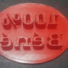 100 b n molde casa la torta el jabón 3d print model - Mito3D
