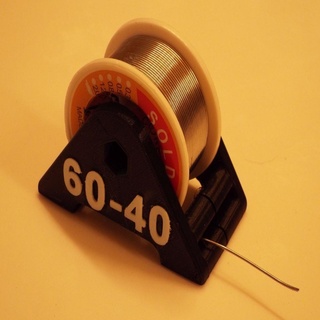 100 grammo saldare bobina titolare supporto gadget elettronica 3d print model - Mito3D