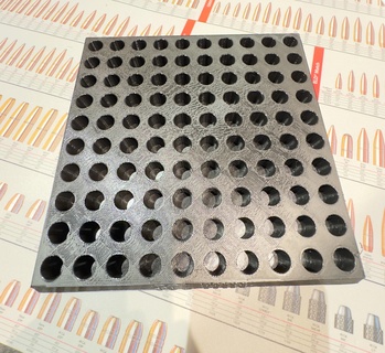 100 rounds 308 win reloading tray 3d print model - Mito3D