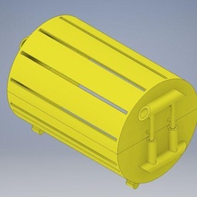 100mm Quarz Wafer Boot Werkzeug Ofen Silizium Teile 3d print model - Mito3D